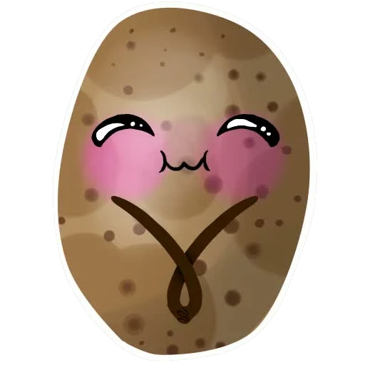 Tater sticker 028: embarrassed to be here